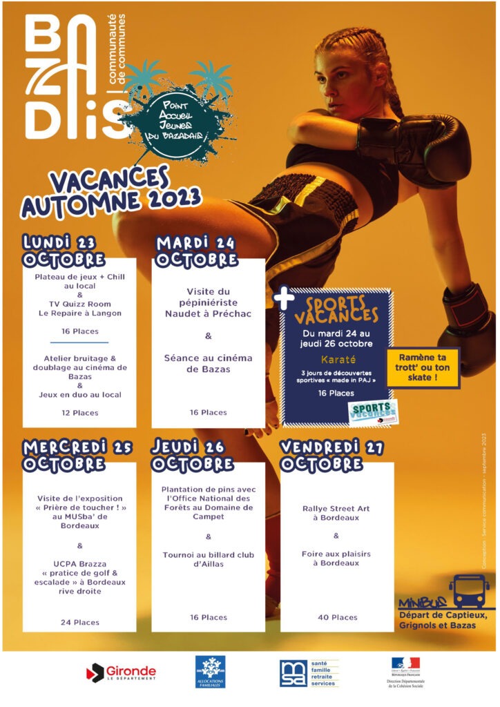 Chez les jeunes (de 11 à 17 ans) CDC du Bazadais