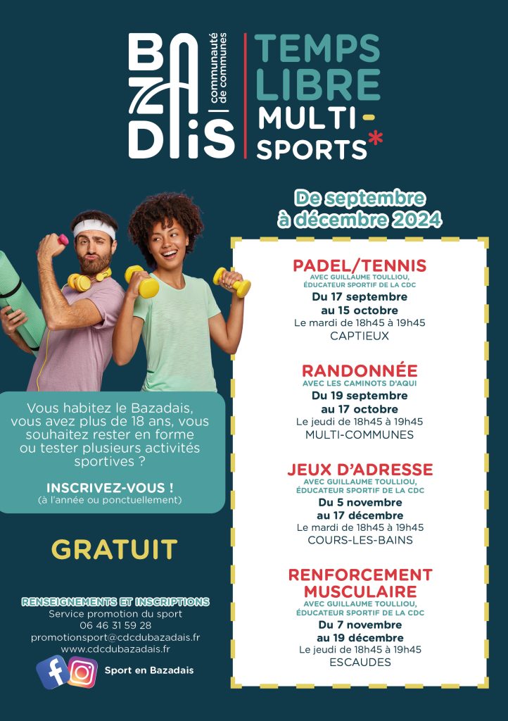 Temps Libre Multisports - saison 4 CDC du Bazadais