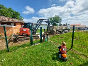 Sacré chantier à la crèche ! CDC du Bazadais