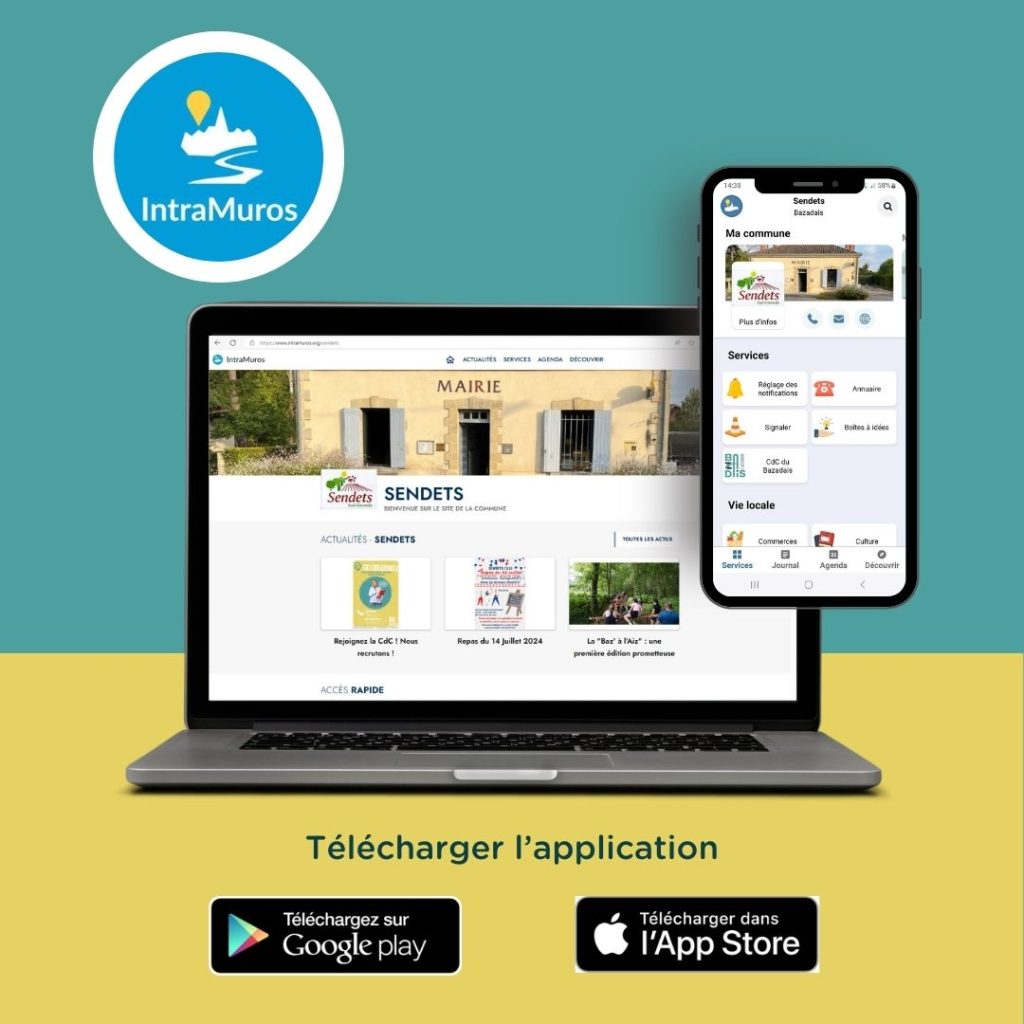 IntraMuros : l'application mobile locale CDC du Bazadais