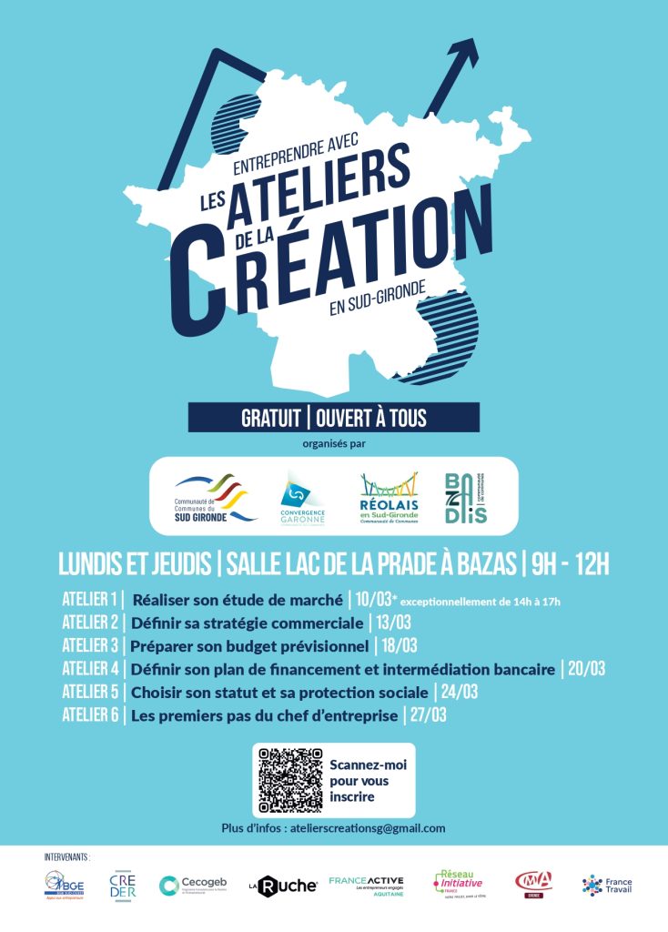 Retour des ateliers de la création CDC du Bazadais