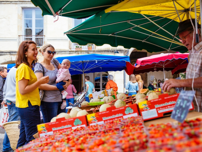 Marché de Bazas le samedi CDC du Bazadais