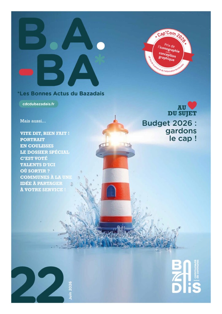 Le magazine B.A-BA primé ! CDC du Bazadais