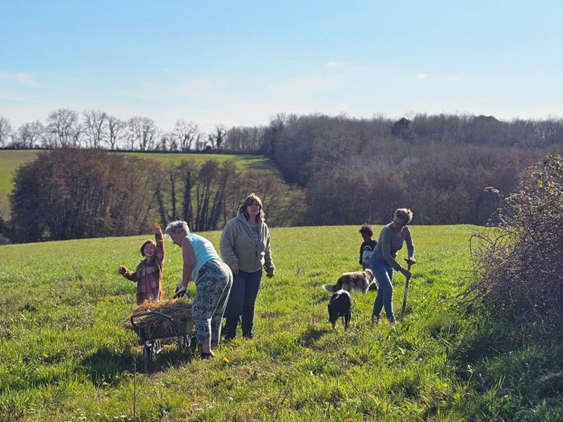 Chantier participatif convivial CDC du Bazadais