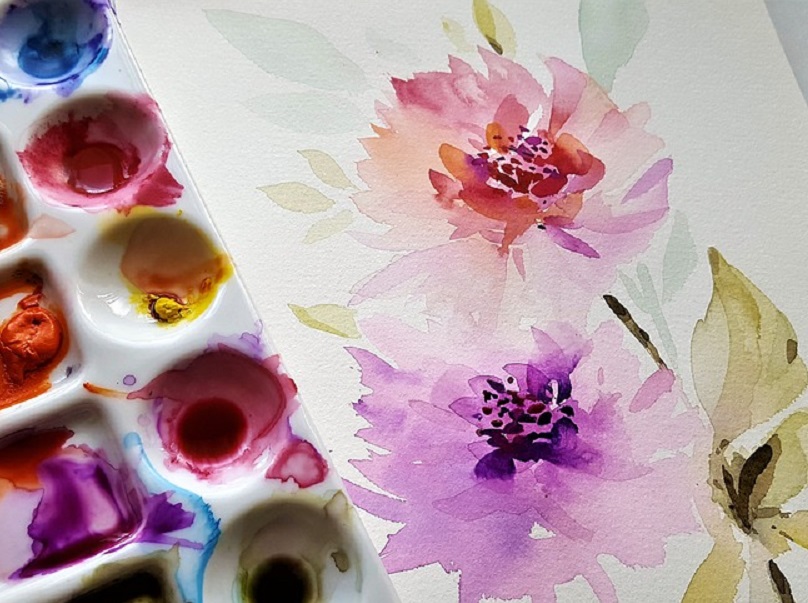 Dessin naturaliste à l'aquarelle CDC du Bazadais