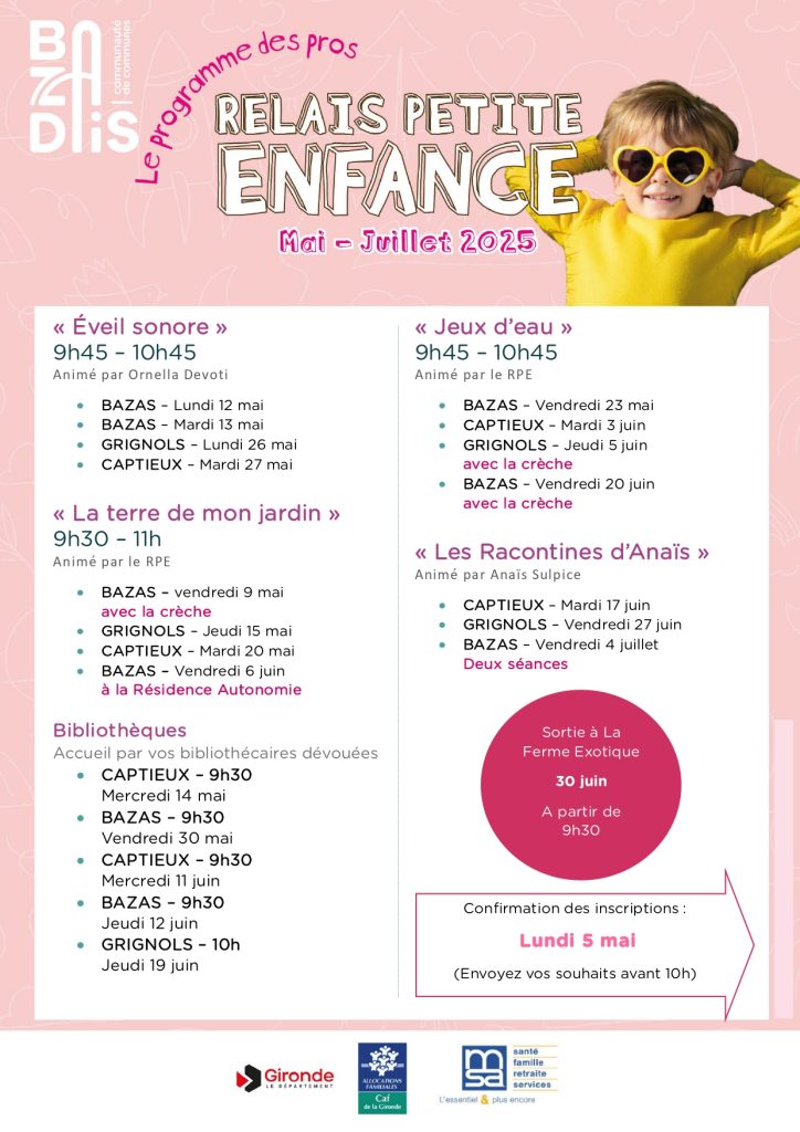 Le Relais Petite Enfance CDC du Bazadais Le Relais Petite Enfance CDC du Bazadais