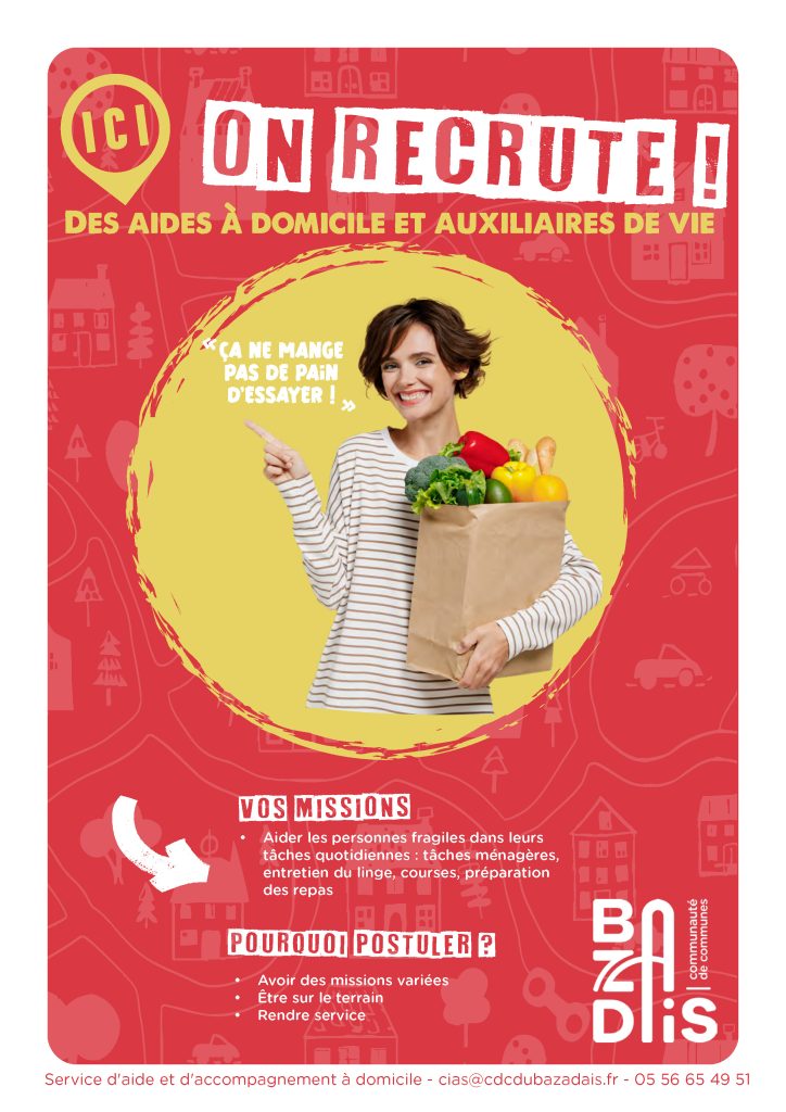 Nos offres d'emploi CDC du Bazadais