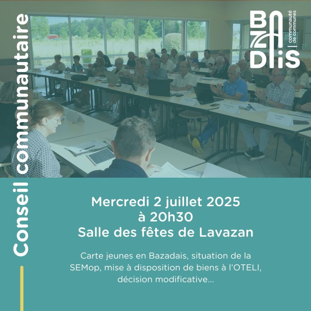 Les actes administratifs CDC du Bazadais