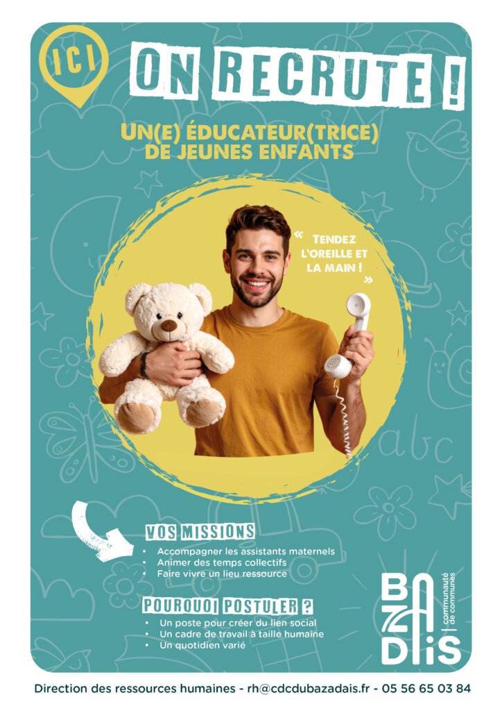 Nos offres d'emploi CDC du Bazadais Nos offres d'emploi CDC du Bazadais