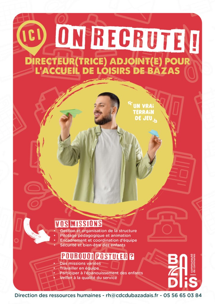 Nos offres d'emploi CDC du Bazadais Nos offres d'emploi CDC du Bazadais