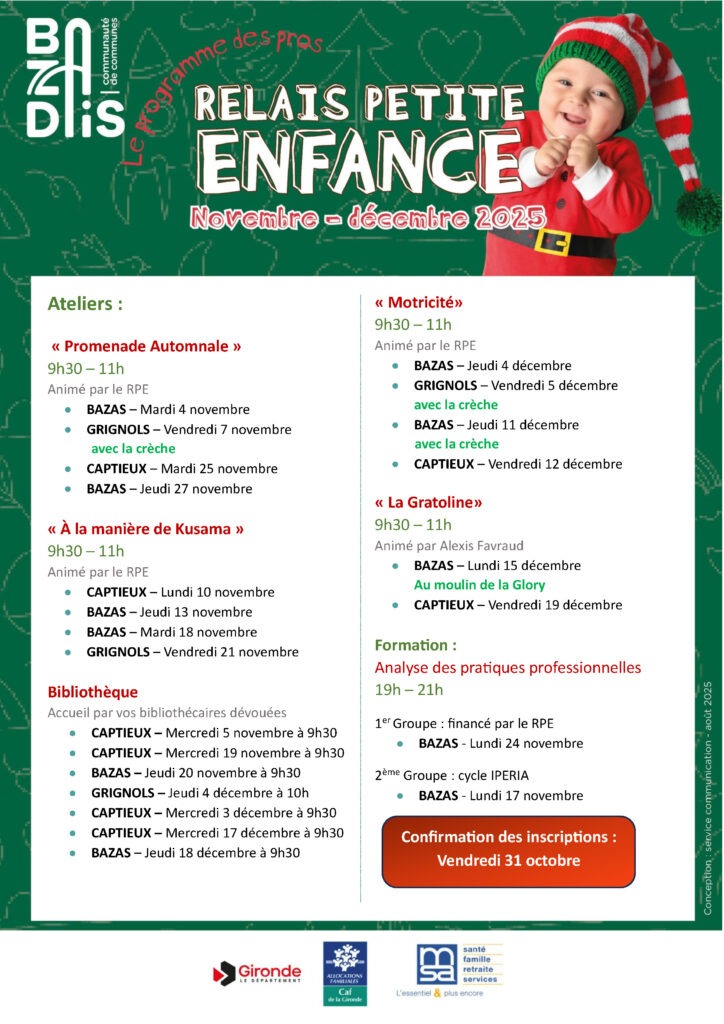 Le Relais Petite Enfance CDC du Bazadais