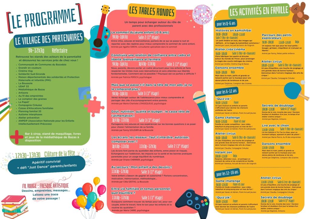 Fête des familles : 1ère édition Actualités CDC du Bazadais