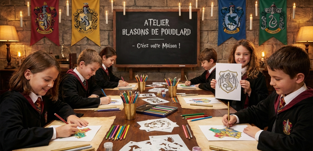 Harry Potter - Atelier dessiner ton blason CDC du Bazadais Harry Potter - Atelier dessiner ton blason CDC du Bazadais