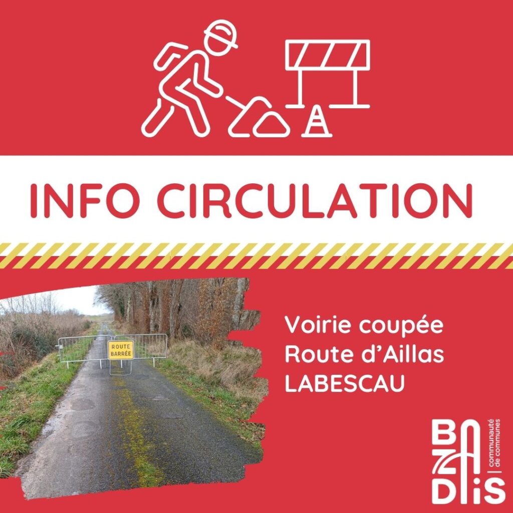 Info circulation CDC du Bazadais