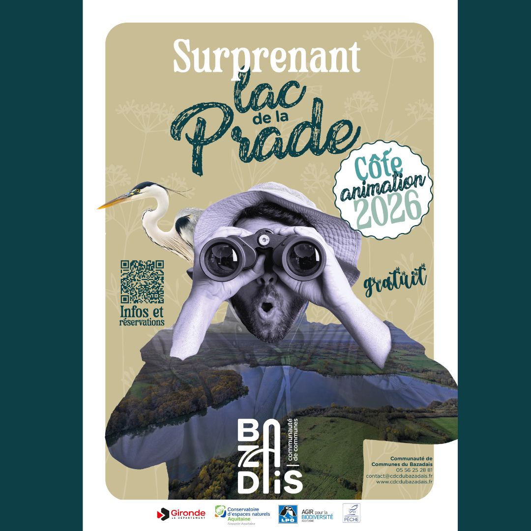 Surprenant lac de la Prade CDC du Bazadais