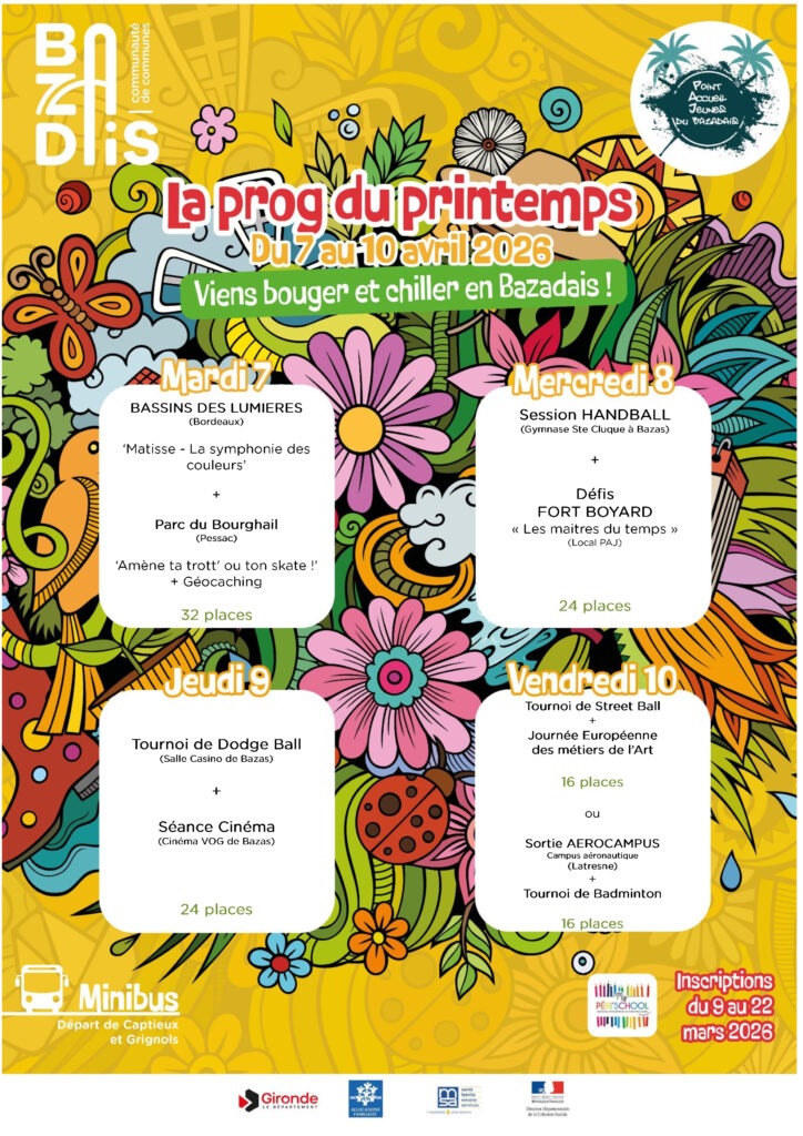 Chez les jeunes (de 11 à 17 ans) CDC du Bazadais Chez les jeunes (de 11 à 17 ans) CDC du Bazadais