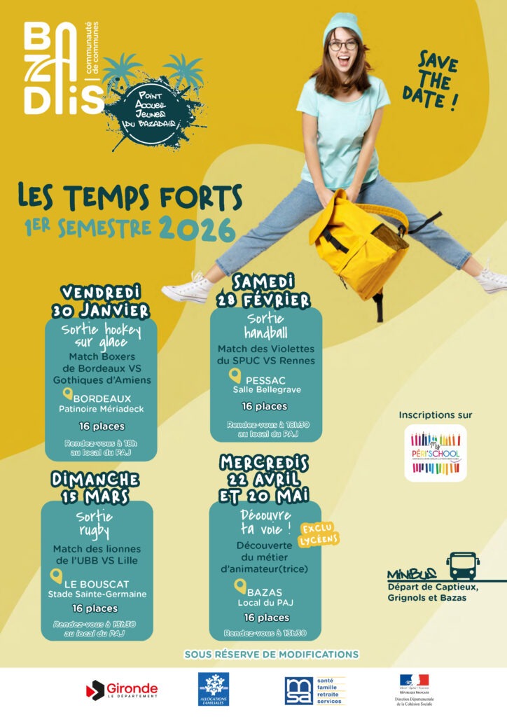 Chez les jeunes (de 11 à 17 ans) CDC du Bazadais Chez les jeunes (de 11 à 17 ans) CDC du Bazadais