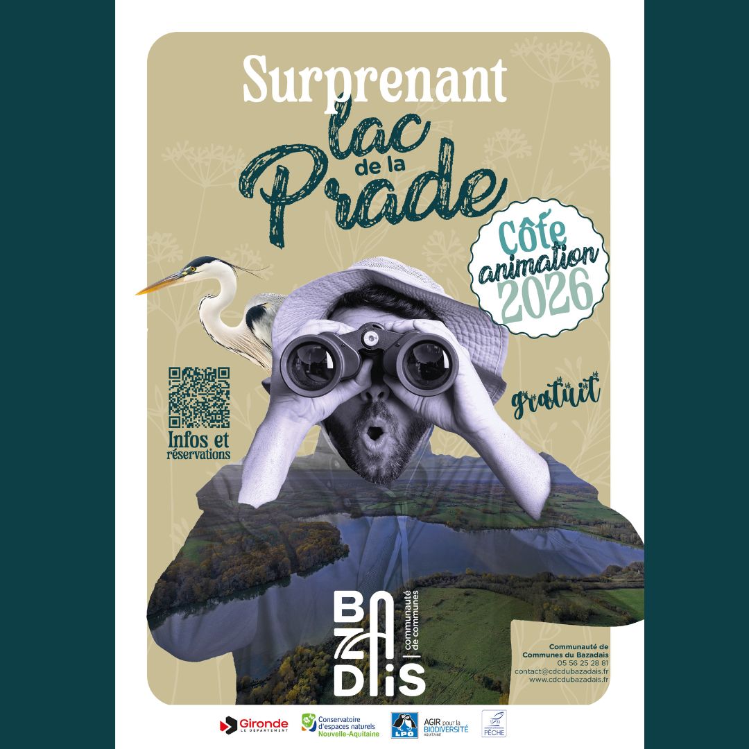 Surprenant lac de la Prade CDC du Bazadais