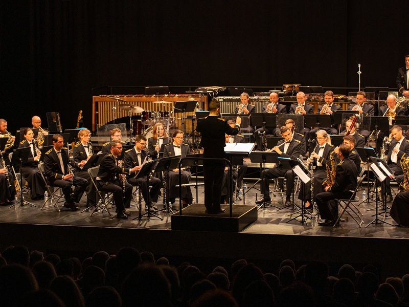 Concert de l'orchestre Sud-Gironde et des Forces aériennes de Bordeaux CDC du Bazadais