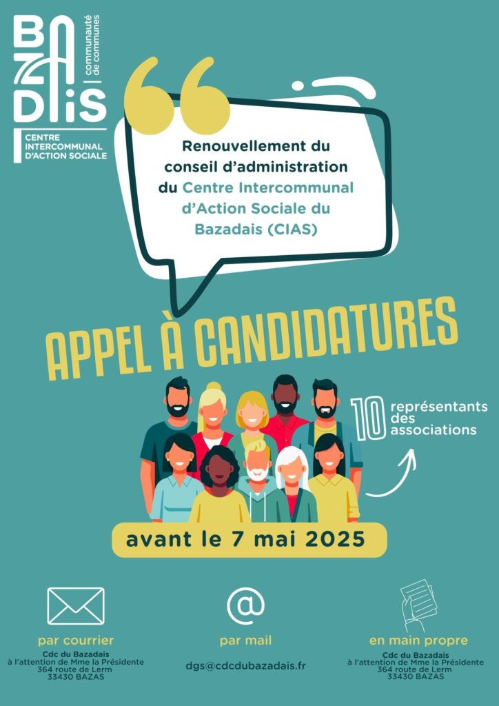 Conseil d’administration du CIAS  CDC du Bazadais