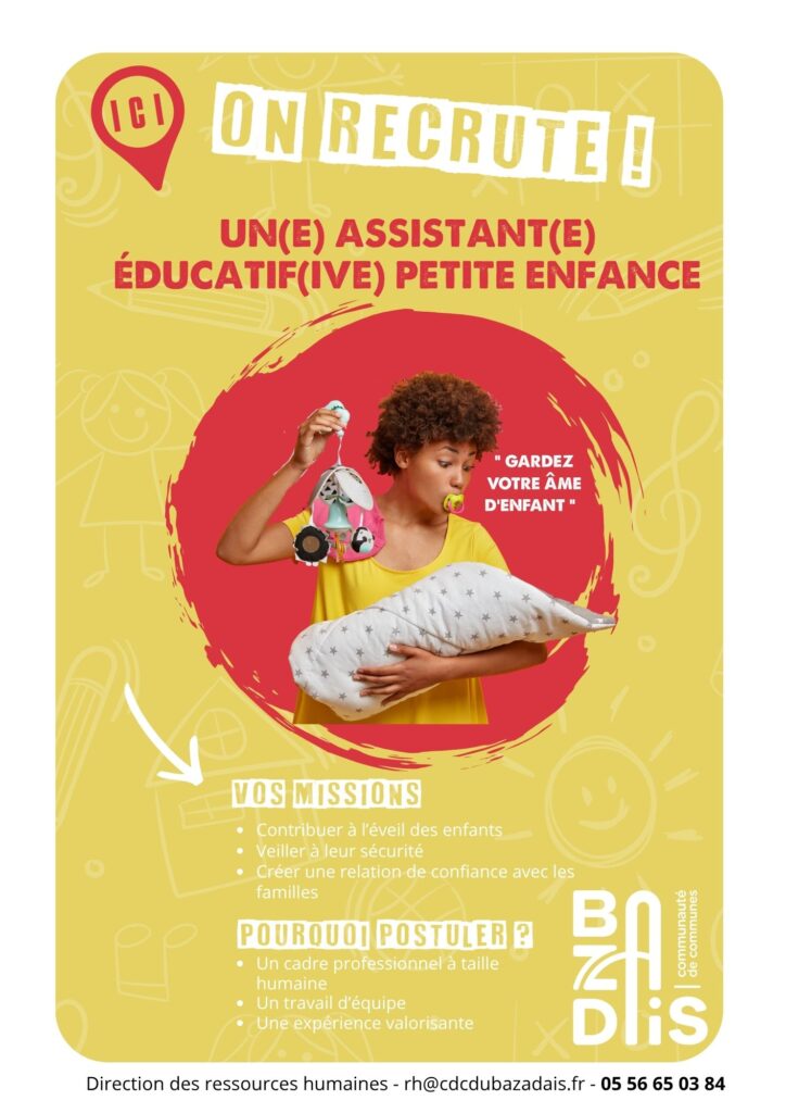 Nos offres d'emploi CDC du Bazadais Nos offres d'emploi CDC du Bazadais
