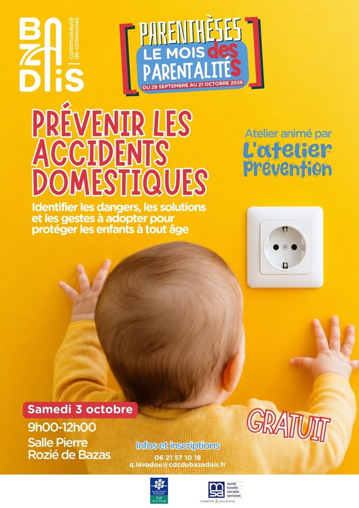 Le mois des parentalités 2026 CDC du Bazadais